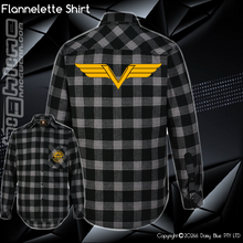 Load image into Gallery viewer, Flannelette Shirt - Vulcan Riders 2024
