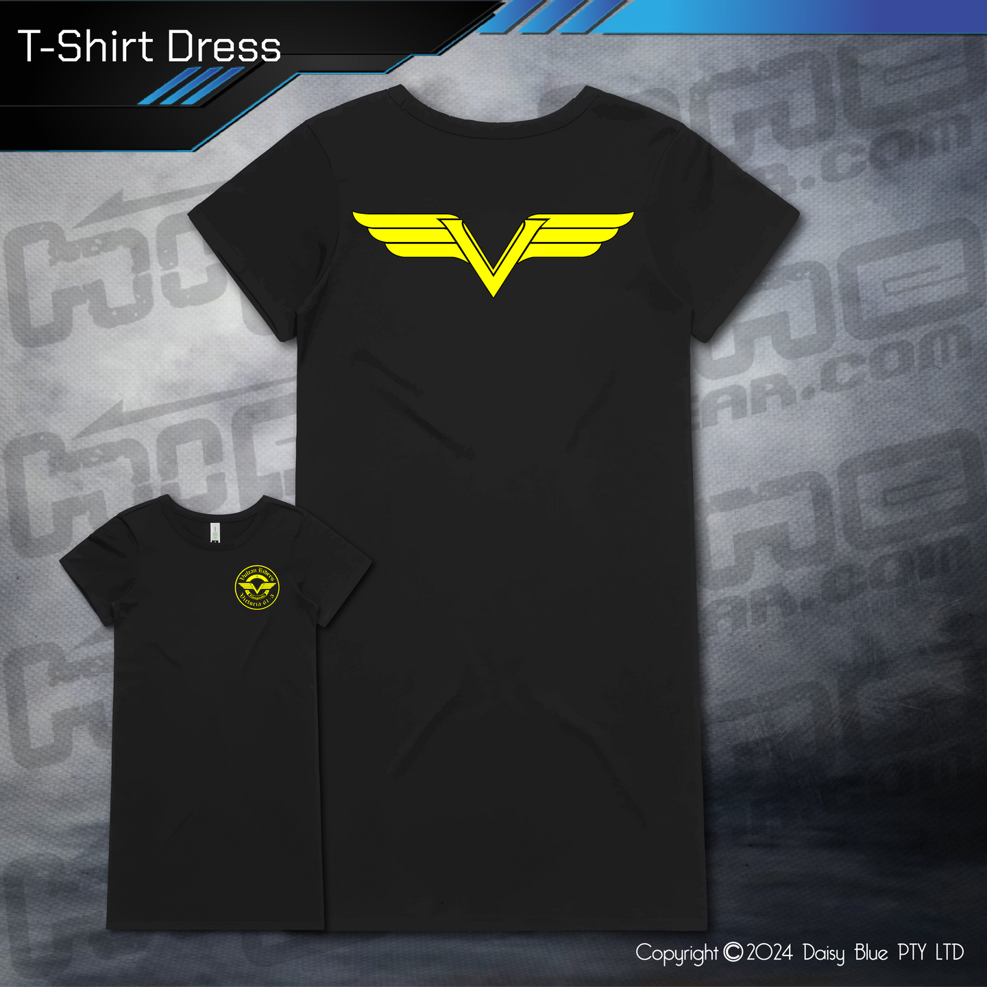 T-Shirt Dress - Vulcan Riders Victoria