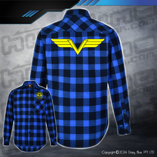 Load image into Gallery viewer, Flannelette Shirt - Vulcan Riders Victoria
