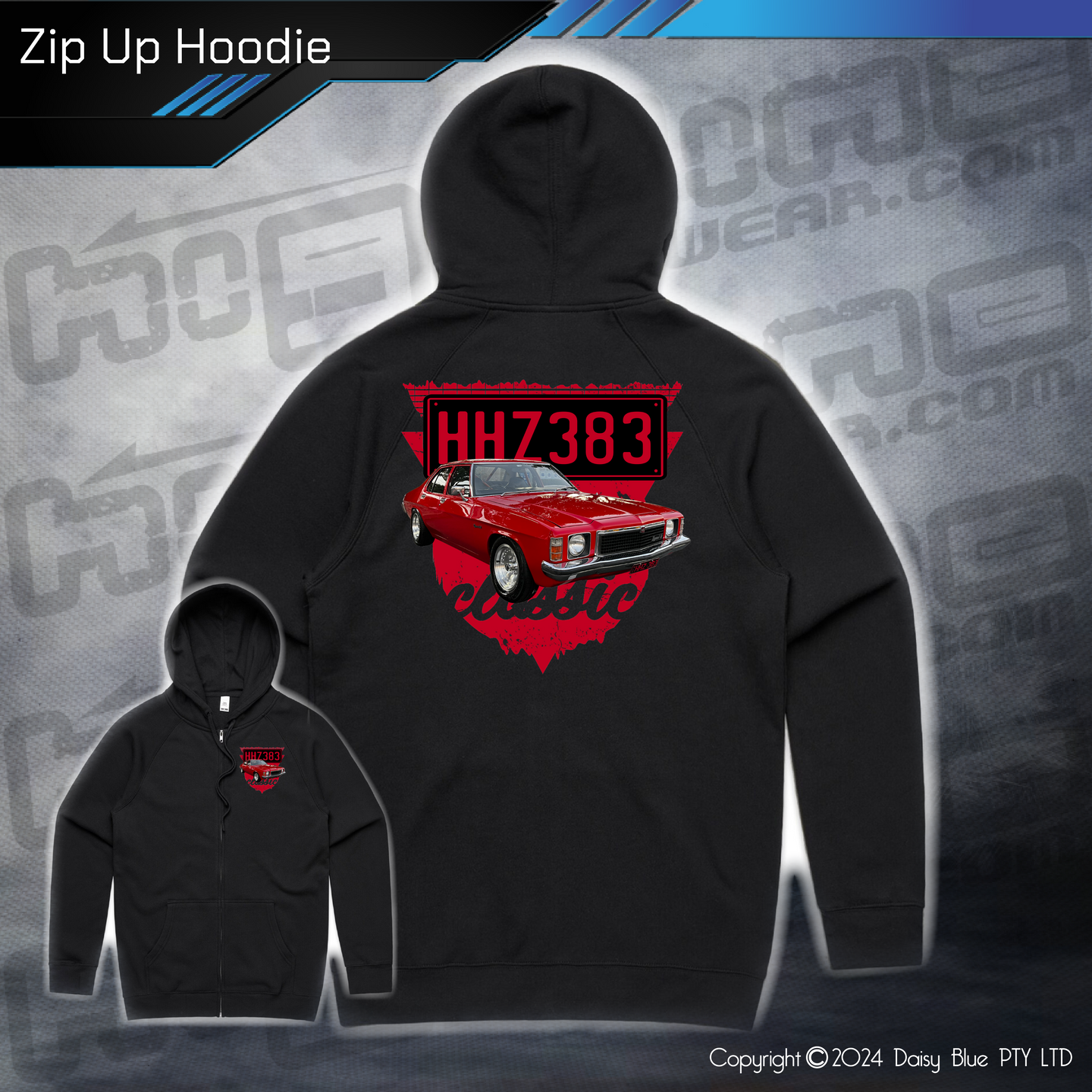 Zip Up Hoodie - HHZ383