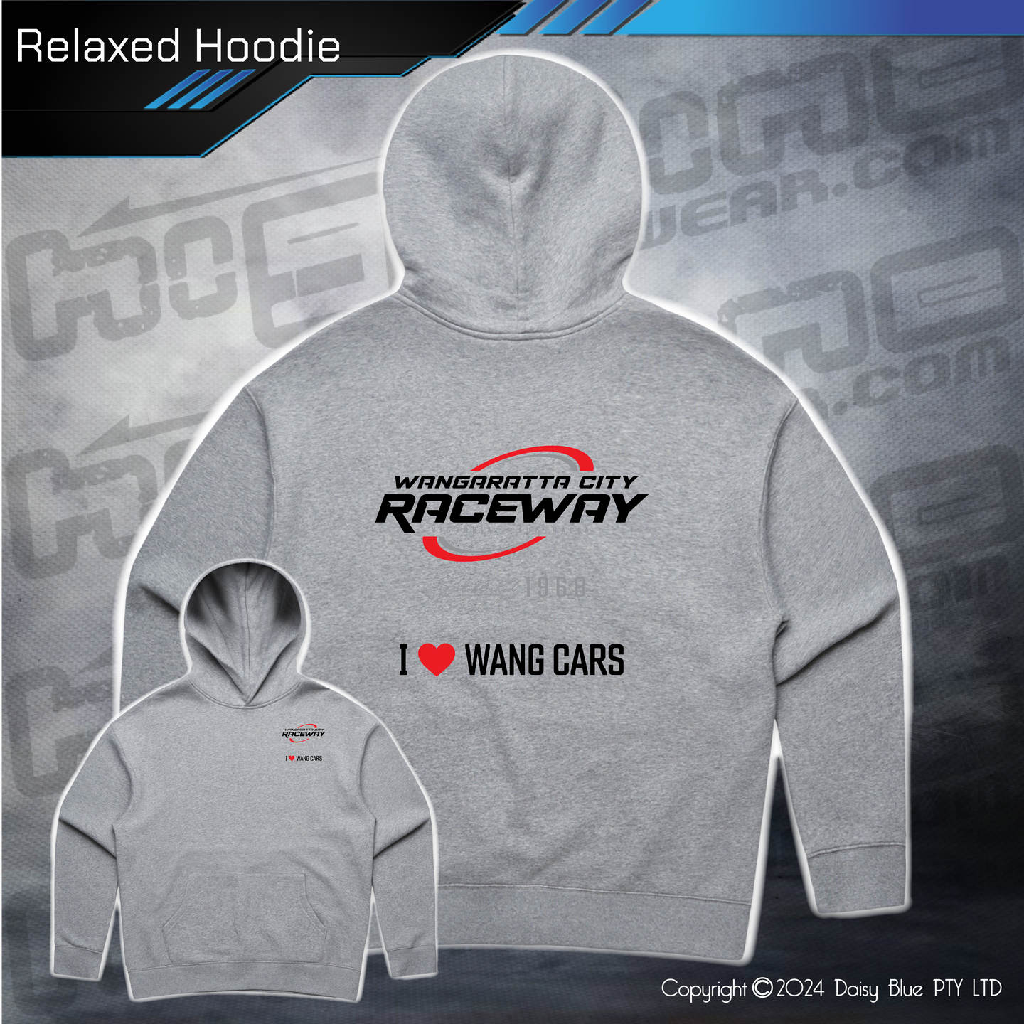 Relaxed Hoodie - Wangaratta City Raceway