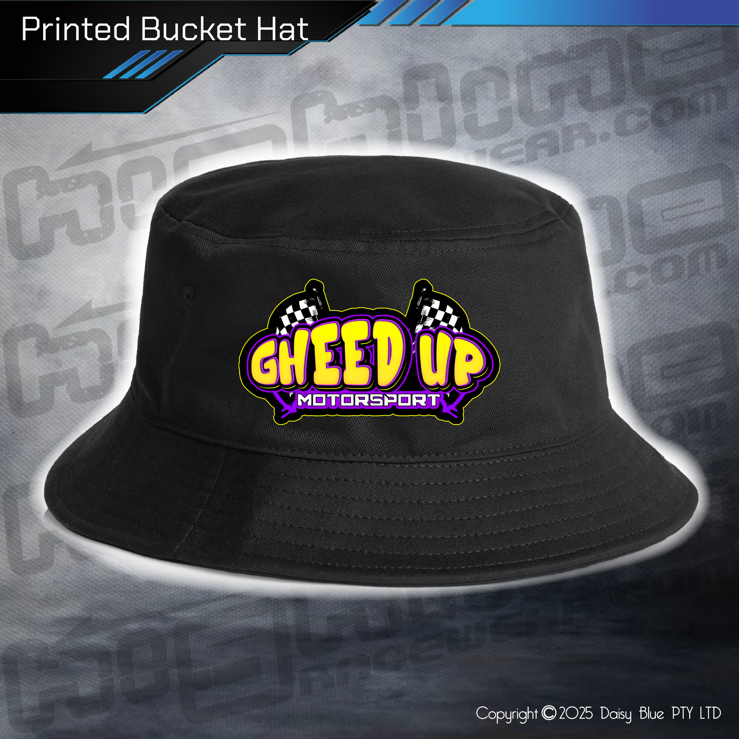 Printed Bucket Hat - Gheed Up Motorsport