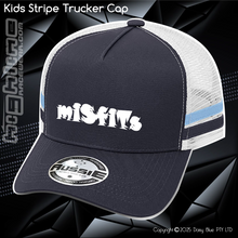 Load image into Gallery viewer, KIDS Stripe Trucker - 2Wheel Misfits
