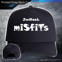 Load image into Gallery viewer, Printed Snap Back CAP - 2Wheel Misfits
