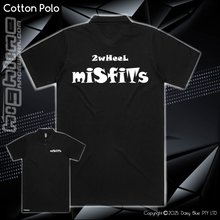 Load image into Gallery viewer, Cotton Polo - 2Wheel Misfits
