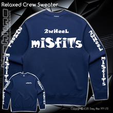 Load image into Gallery viewer, Relaxed Crew Sweater - 2Wheel Misfits
