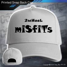 Load image into Gallery viewer, Printed Snap Back CAP - 2Wheel Misfits
