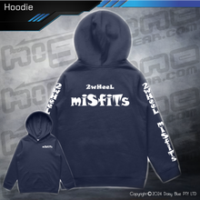 Load image into Gallery viewer, Hoodie - 2Wheel Misfits
