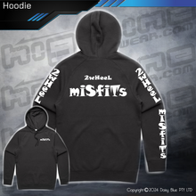 Load image into Gallery viewer, Hoodie - 2Wheel Misfits
