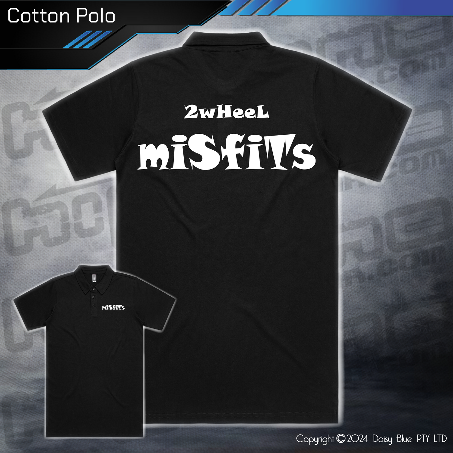 Cotton Polo - 2Wheel Misfits