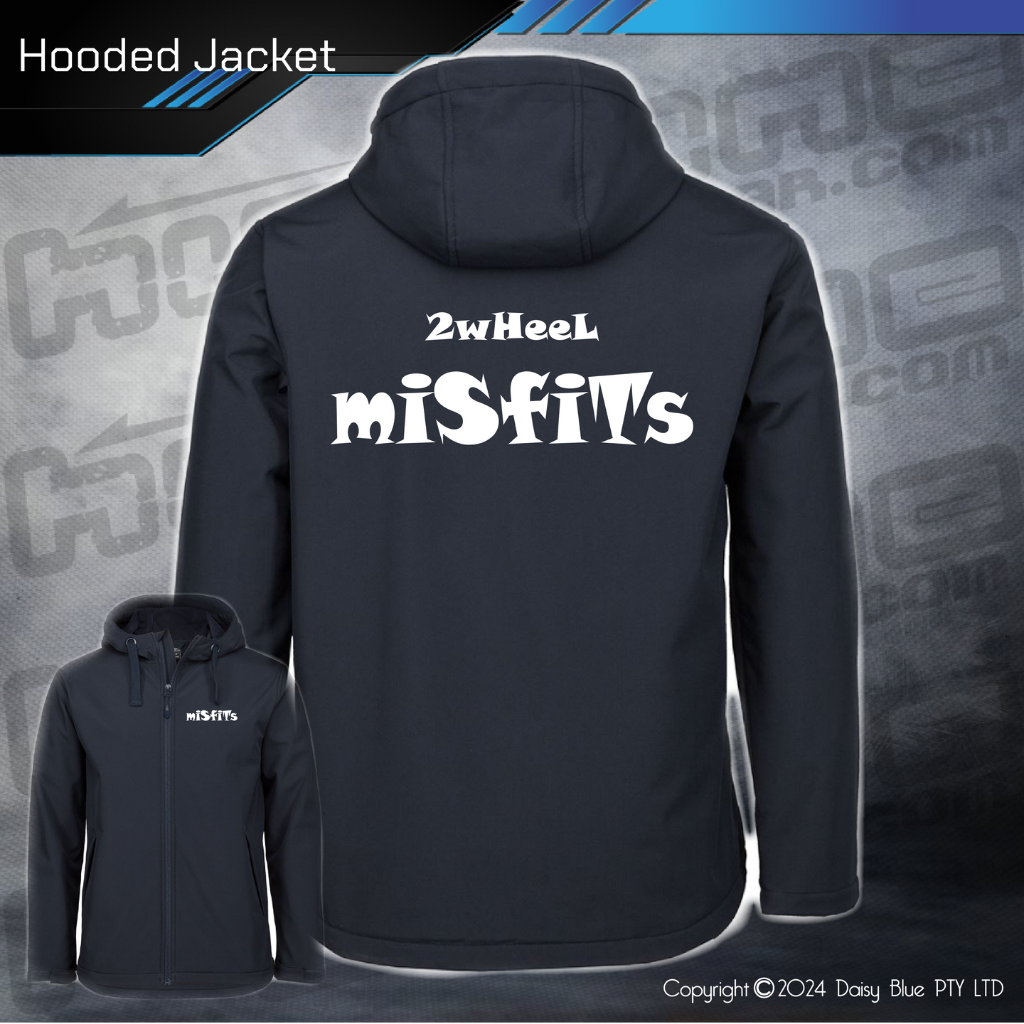 Hooded Jacket - 2Wheel Misfits