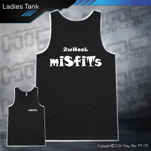 Load image into Gallery viewer, Ladies Tank - 2Wheel Misfits
