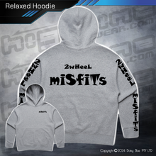 Load image into Gallery viewer, Relaxed Hoodie - 2Wheel Misfits
