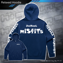 Load image into Gallery viewer, Relaxed Hoodie - 2Wheel Misfits
