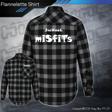 Load image into Gallery viewer, Flannelette Shirt - 2Wheel Misfits
