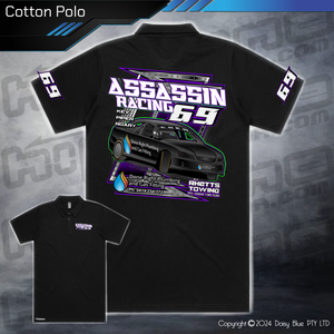 Cotton Polo - Assassin Racing