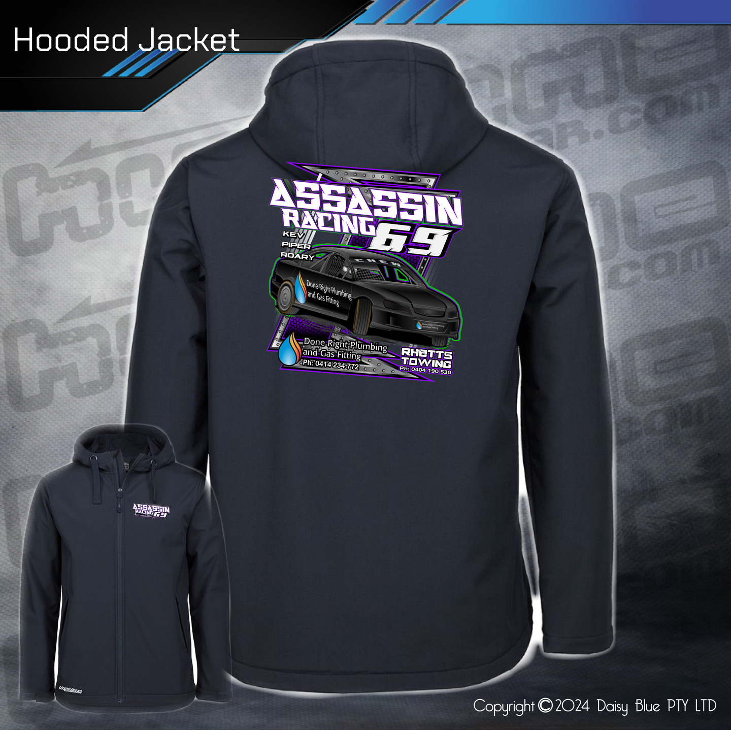 Hooded Jacket - Assassin Racing