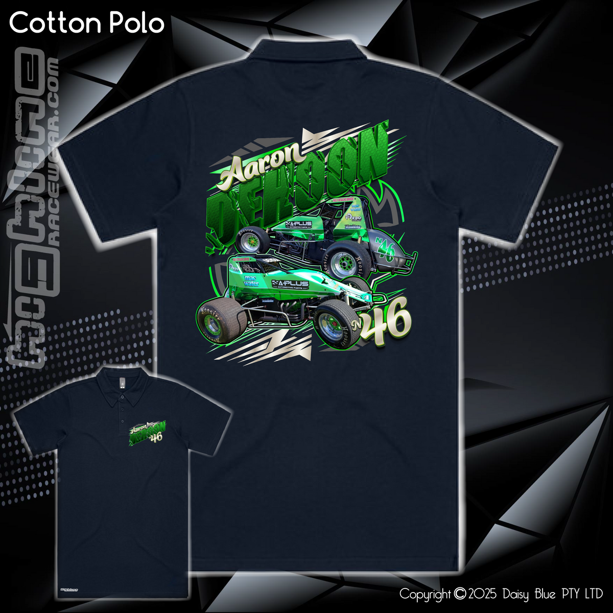 Cotton Polo - Aaron Dehoon – Highline Racewear