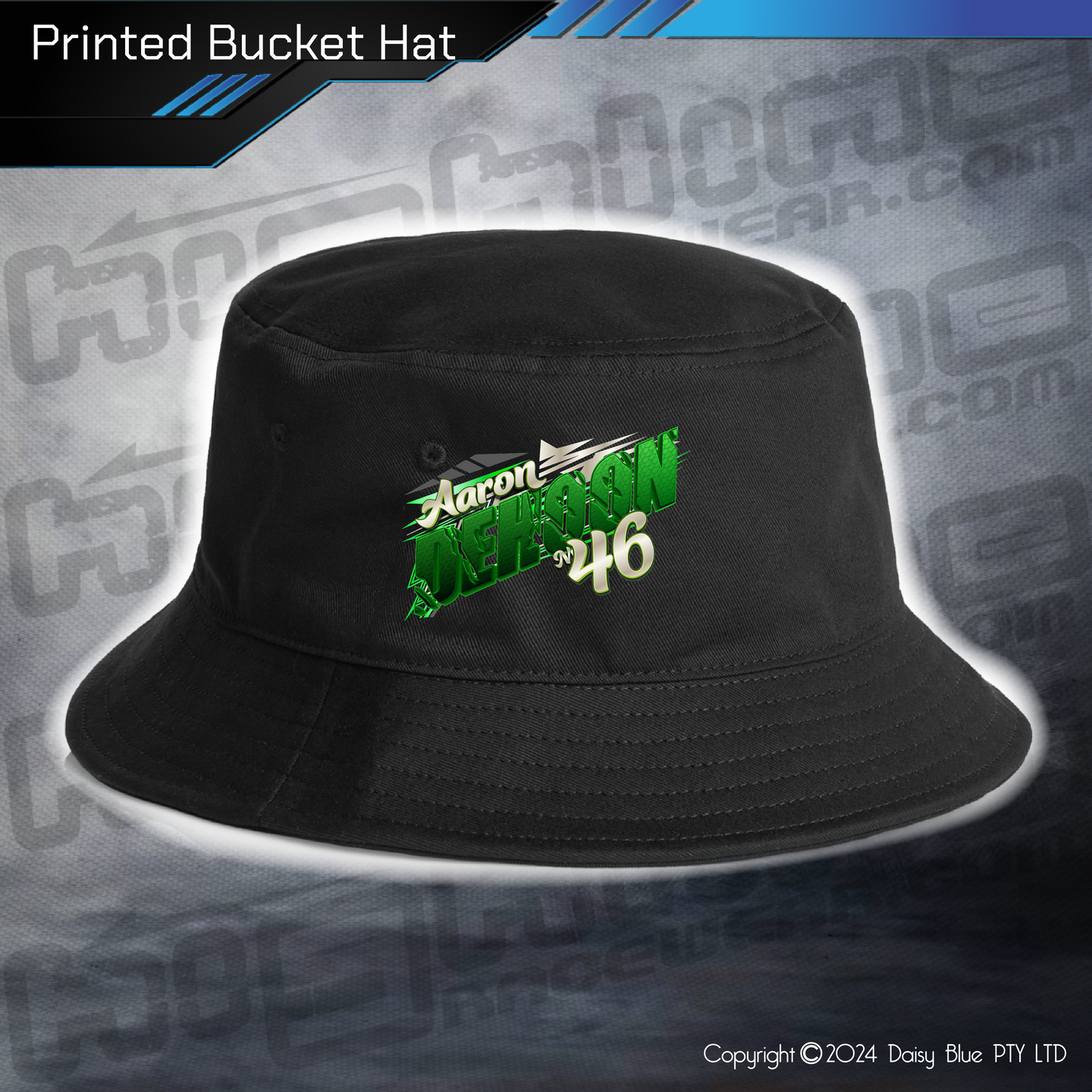 Printed Bucket Hat - Aaron Dehoon