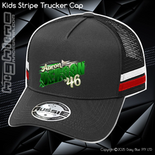 Load image into Gallery viewer, KIDS Stripe Trucker - Aaron Dehoon
