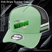 Load image into Gallery viewer, KIDS Stripe Trucker - Aaron Dehoon
