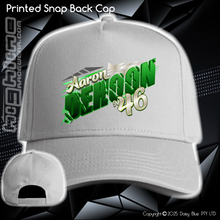 Load image into Gallery viewer, Printed Snap Back CAP - Aaron Dehoon
