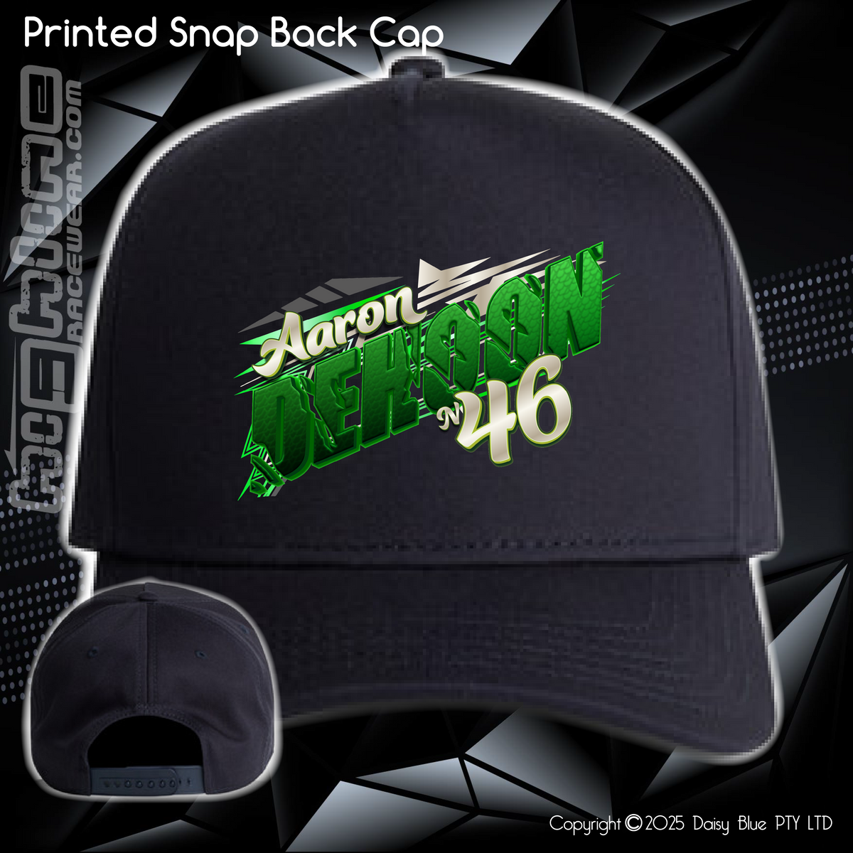 Printed Snap Back CAP - Aaron Dehoon – Highline Racewear