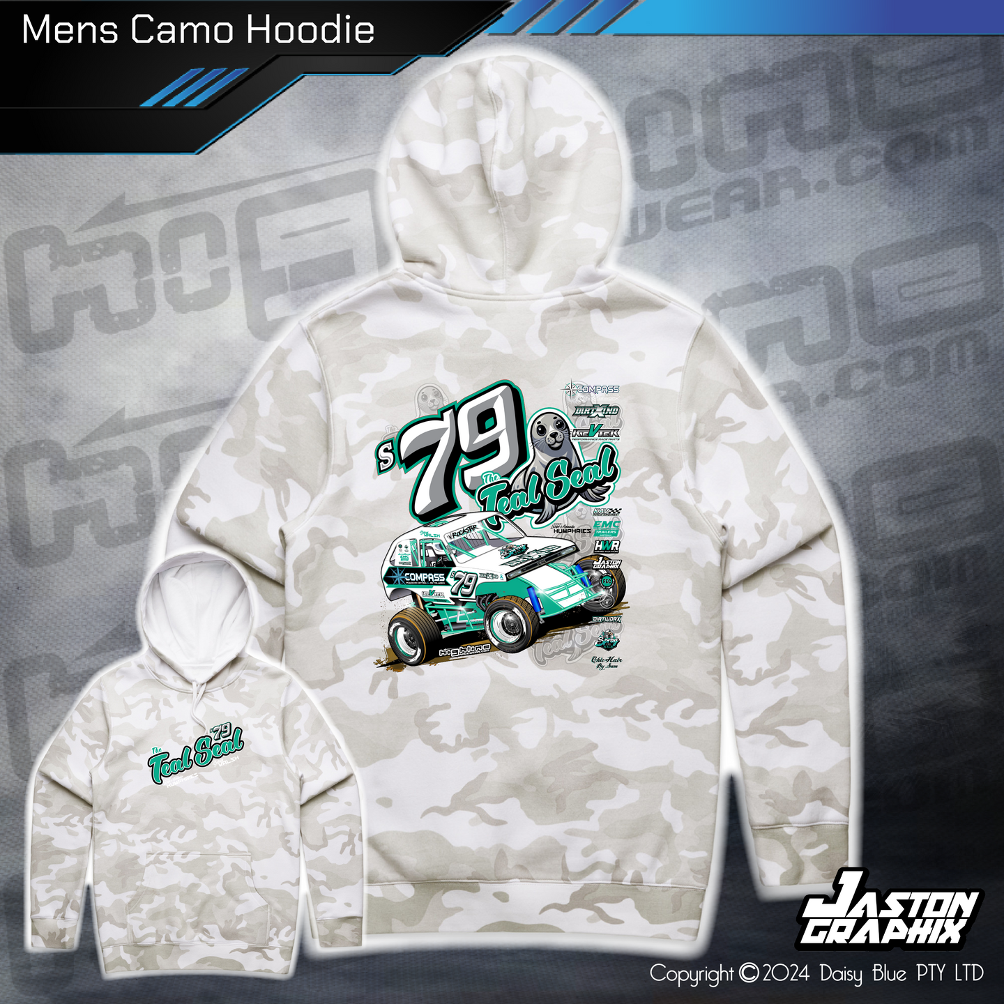 Camo Hoodie - Humphries/Walsh Racing