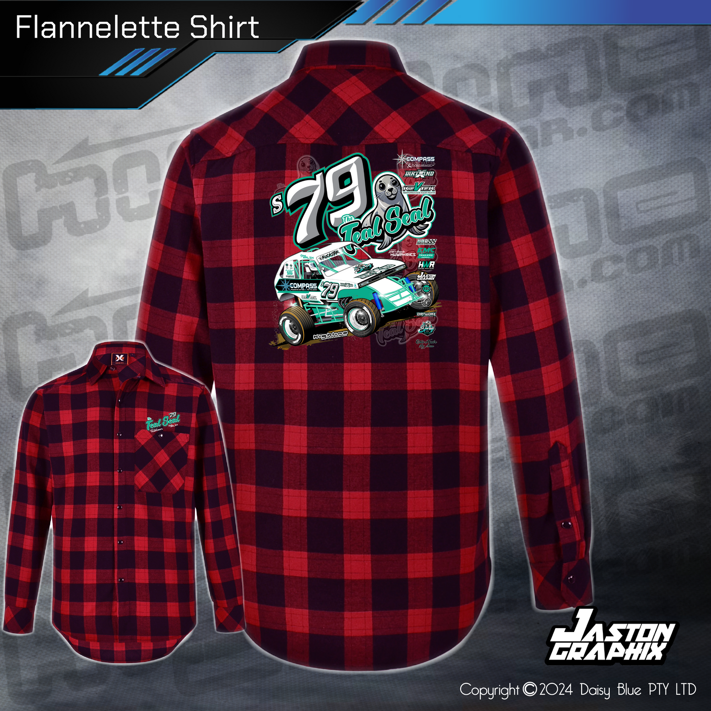 Flannelette Shirt - Humphries/Walsh Racing