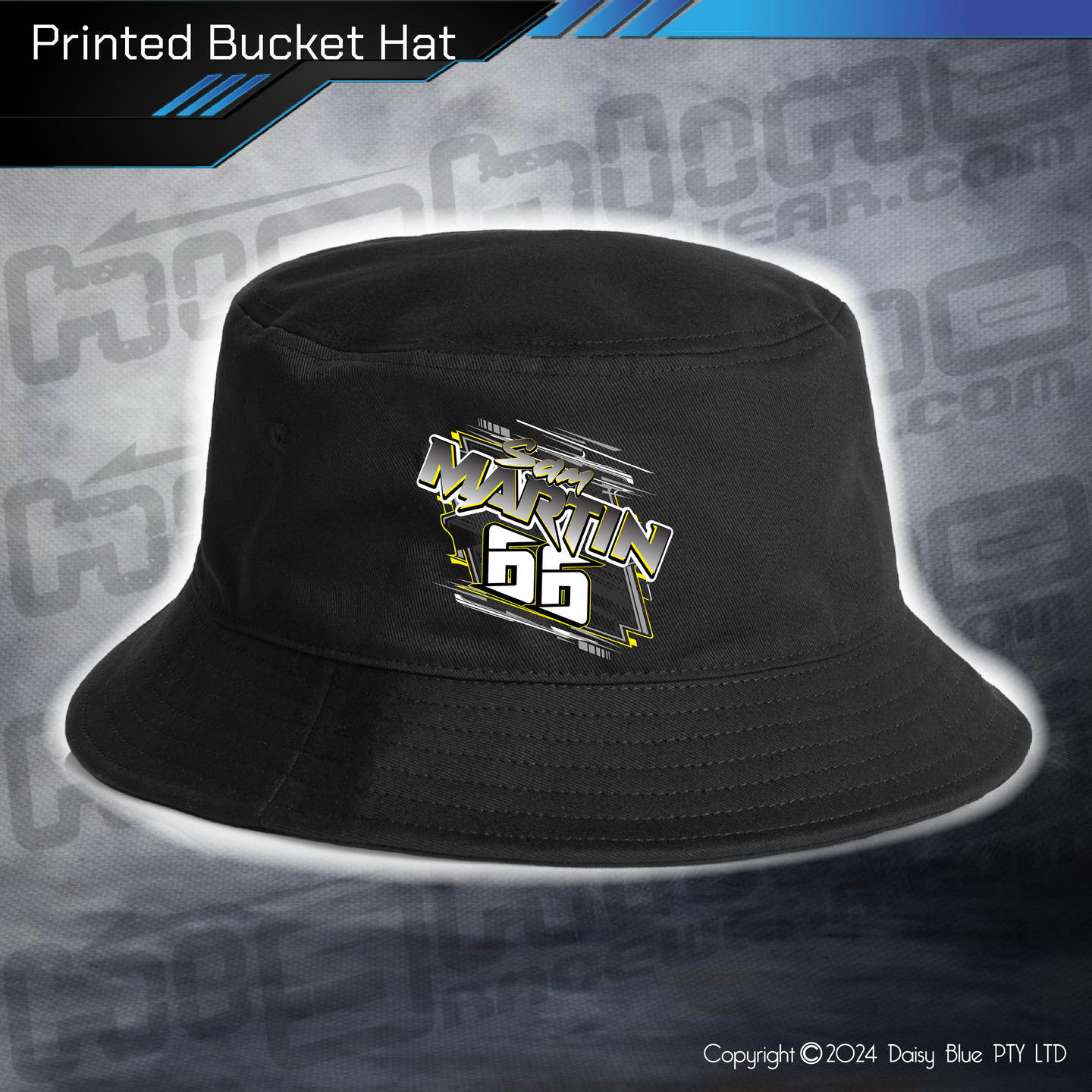Printed Bucket Hat - Martin Motorsport