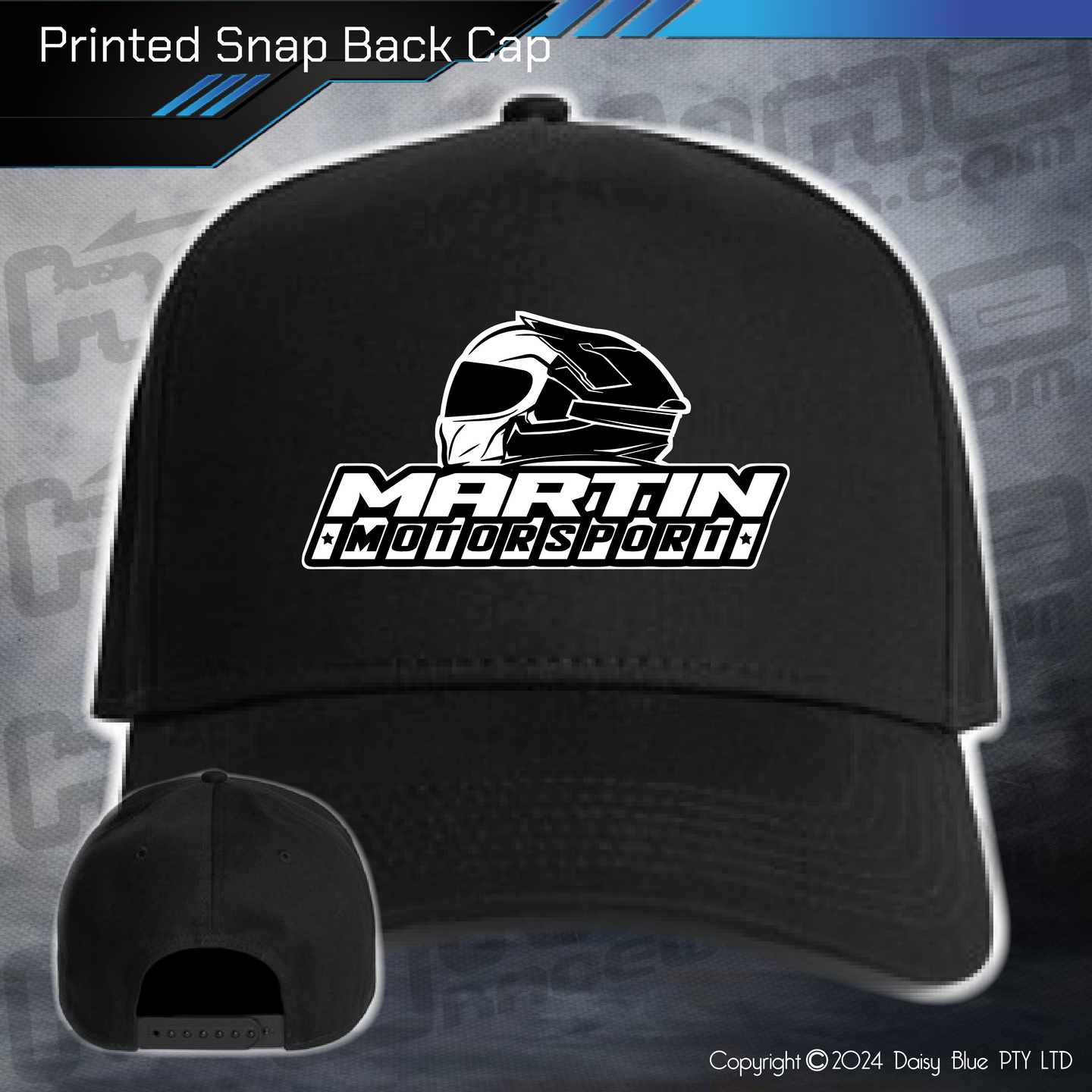 Printed Snap Back CAP - Martin Motorsport 2