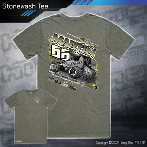 Stonewash Tee - Martin Motorsport