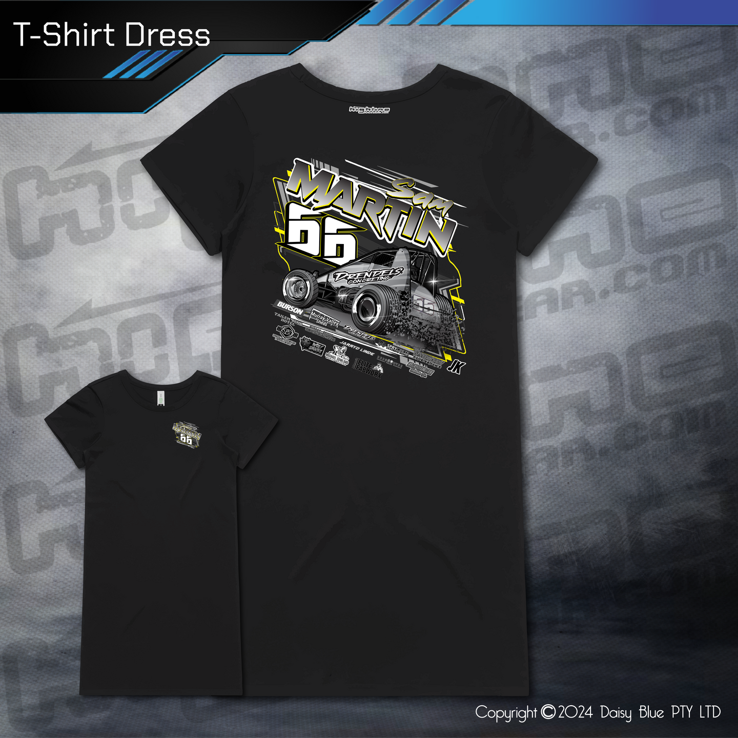 T-Shirt Dress - Martin Motorsport