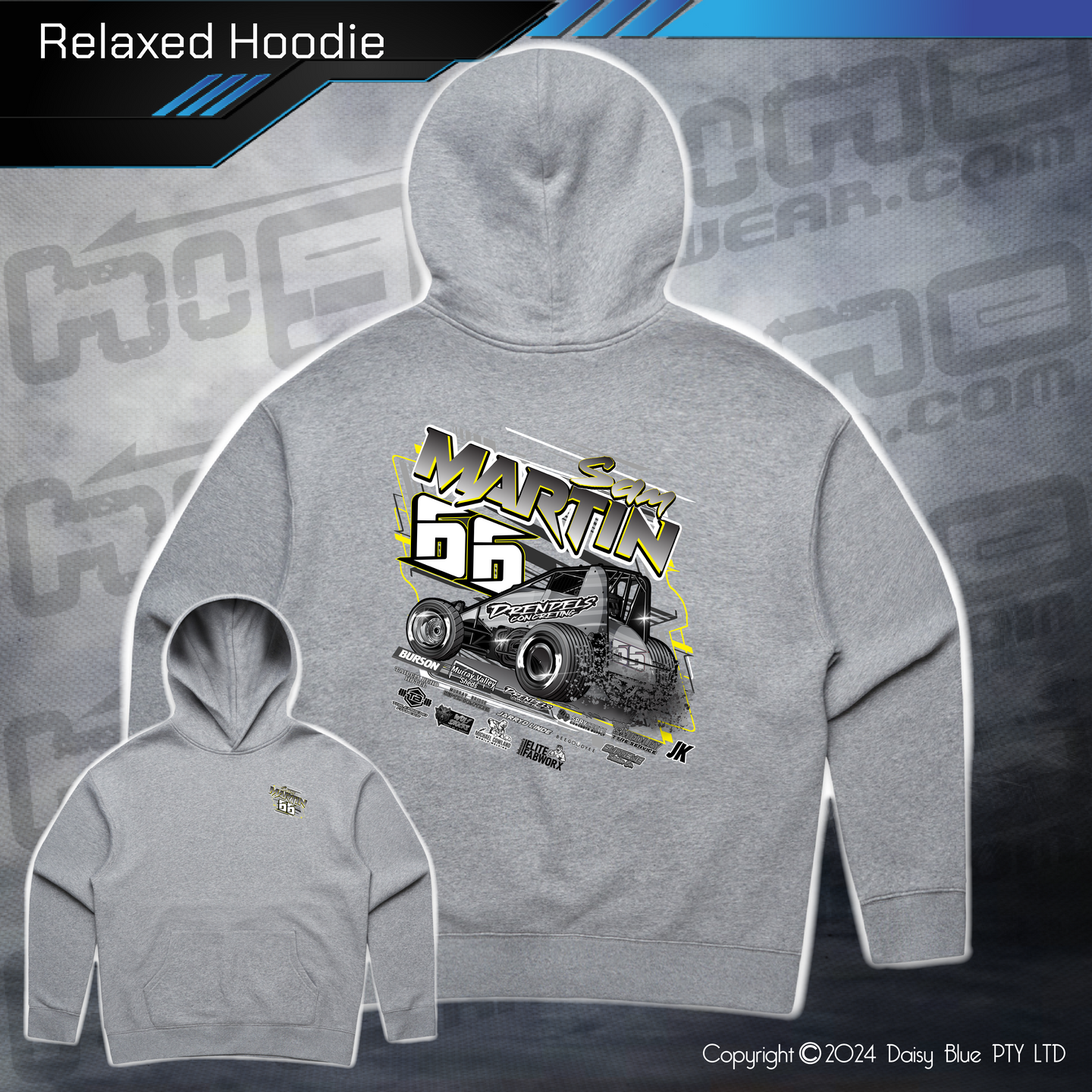Relaxed Hoodie - Martin Motorsport