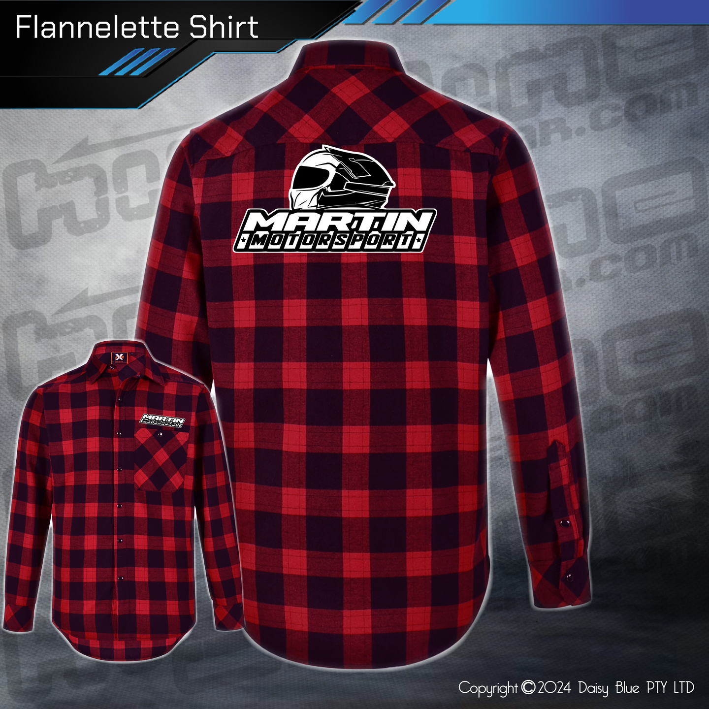 Flannelette Shirt - Martin Motorsport 2
