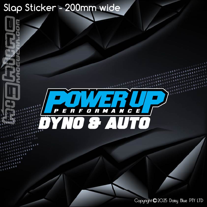 Slap Sticker - 200mm wide