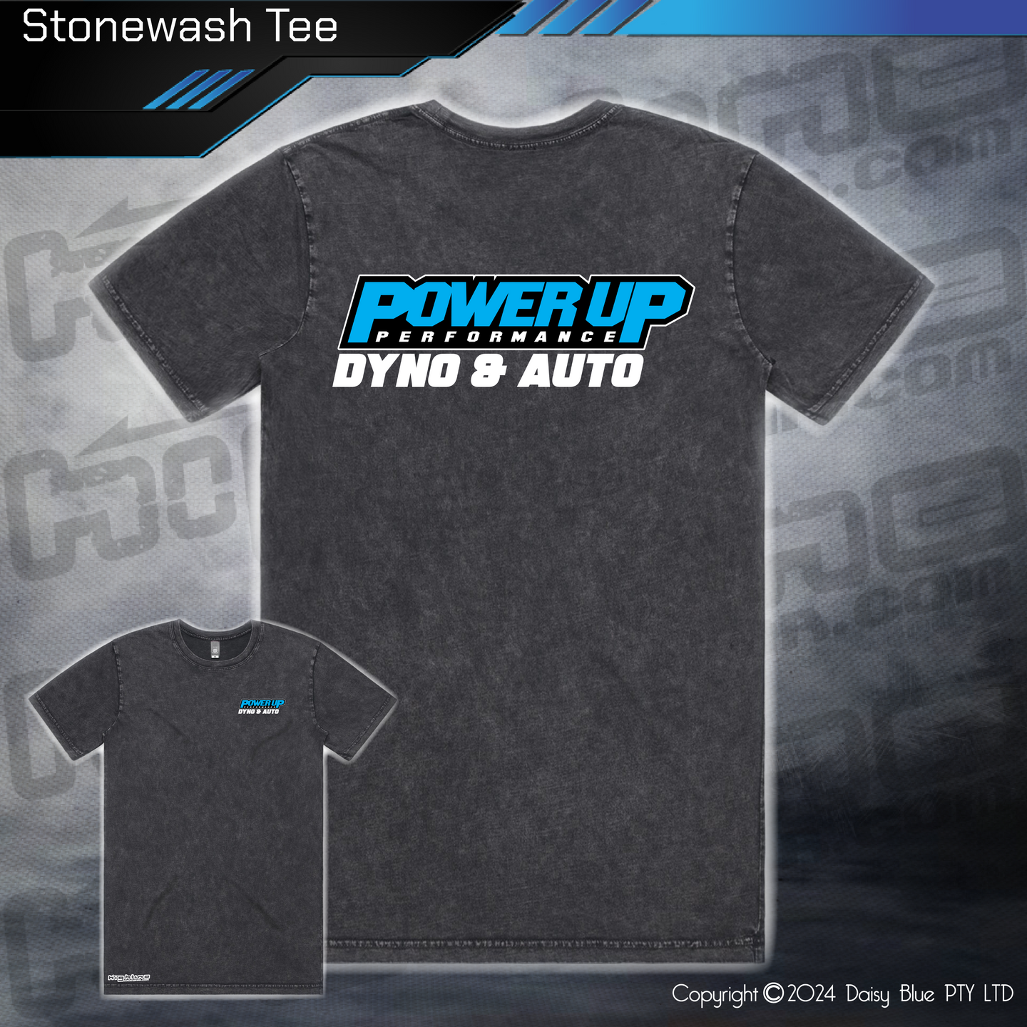 Stonewash Tee - PowerUp Performance