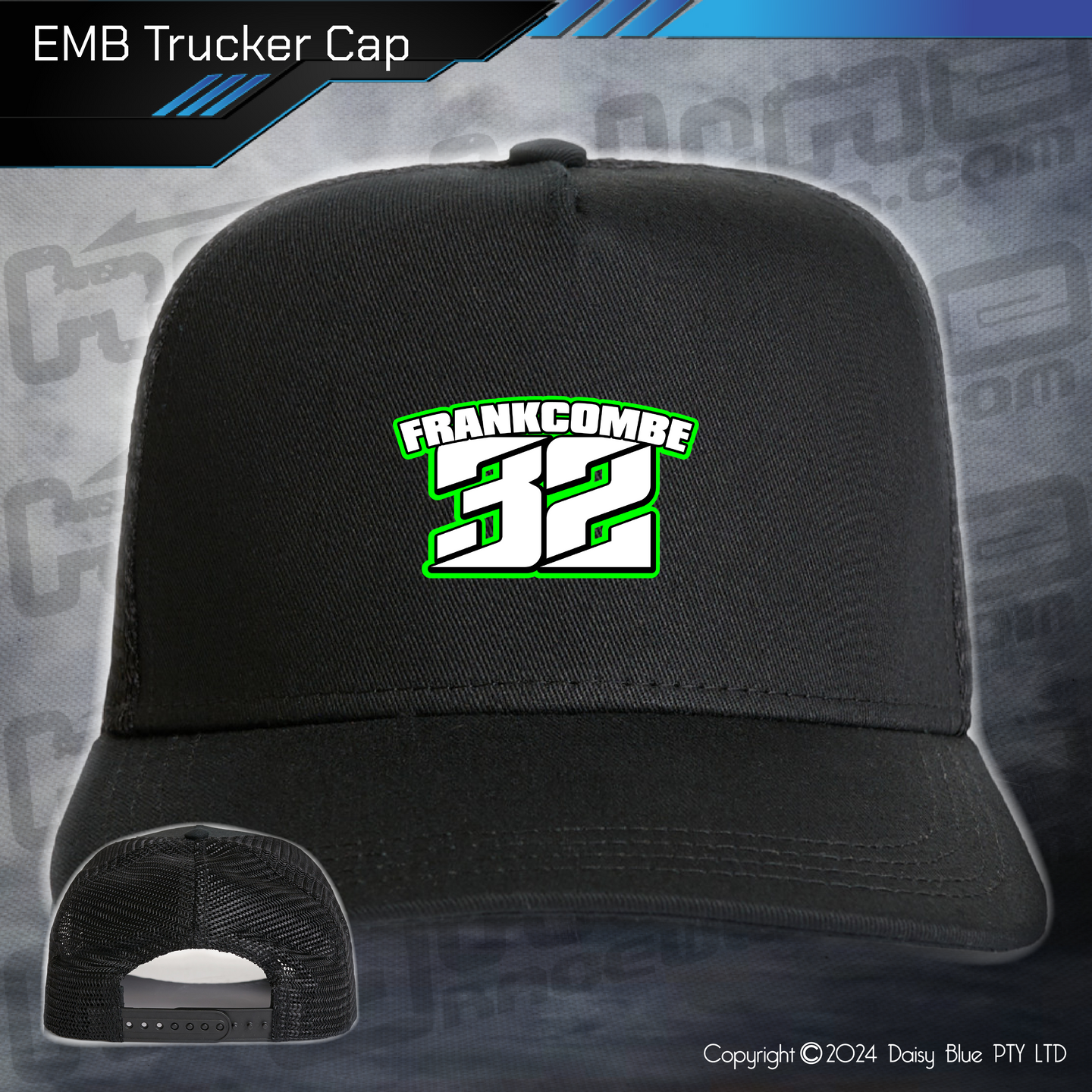 Embroidered Trucker Cap - Tiffany Frankcombe