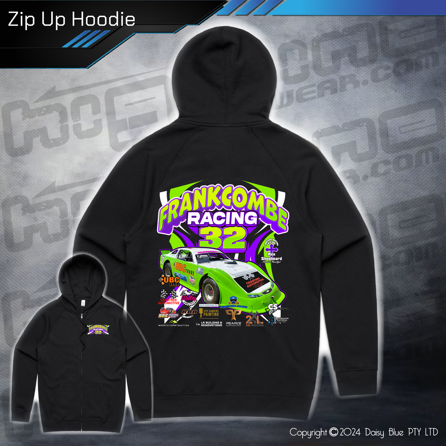 Zip Up Hoodie - Tiffany Frankcombe