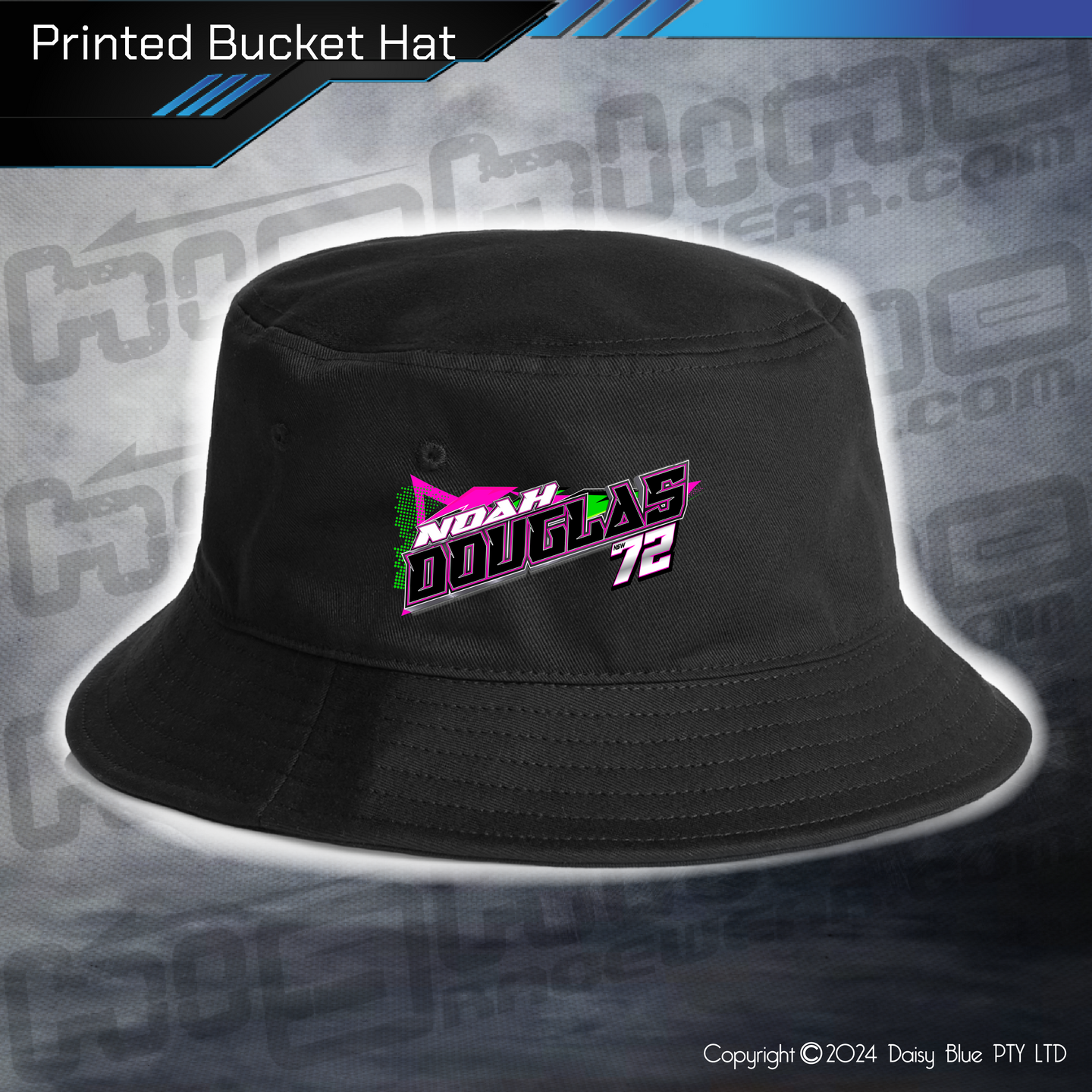 Printed Bucket Hat - Noah Douglas
