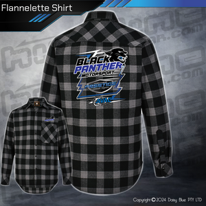 Flannelette Shirt - Gavin Black