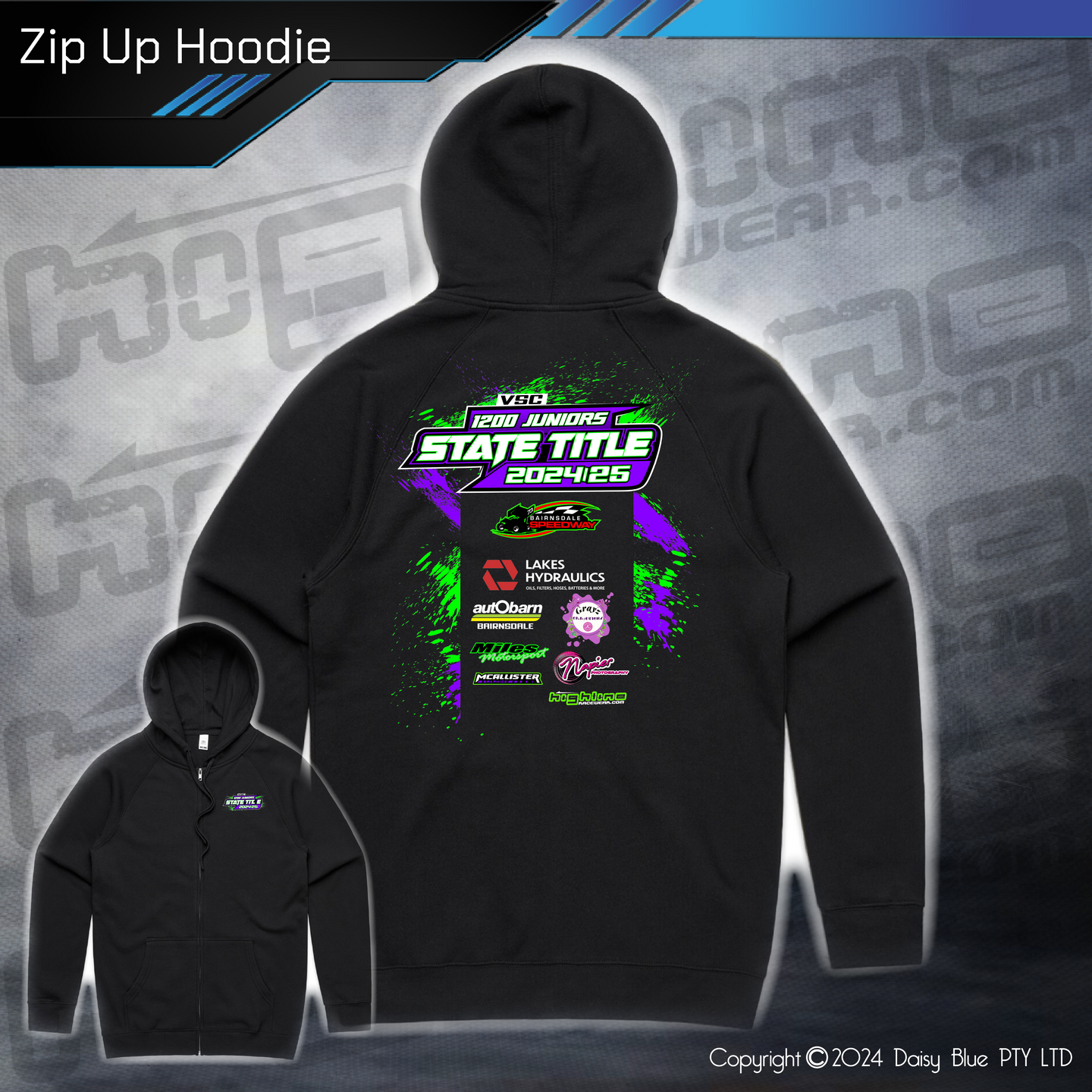 Zip Up Hoodie - VSC 1200 Junior Title 2024
