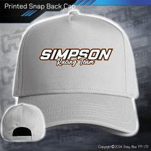 Load image into Gallery viewer, Printed Snap Back CAP - Simpson Racing Team
