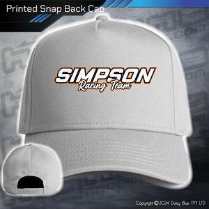 Printed Snap Back CAP - Simpson Racing Team