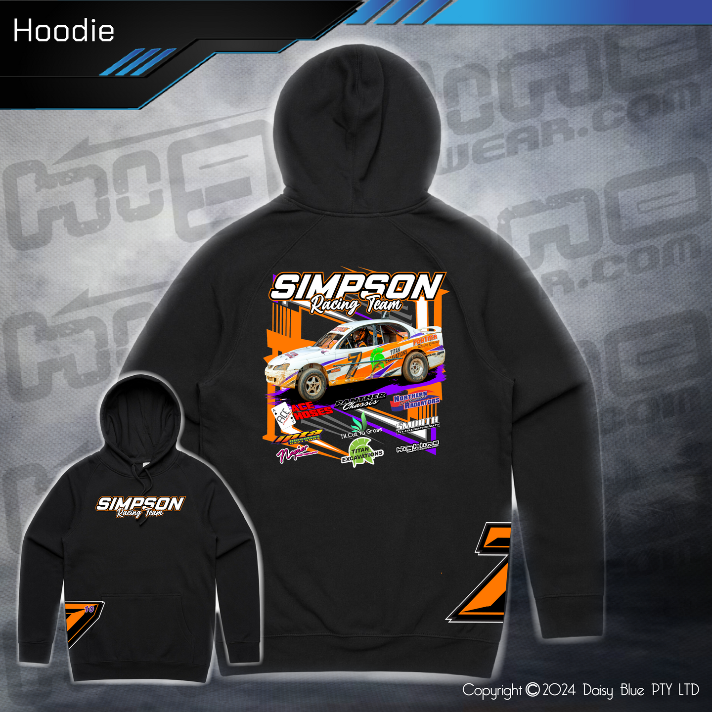 Hoodie - Simpson Racing Team