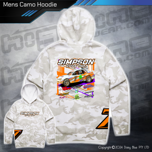 Camo Hoodie - Simpson Racing Team
