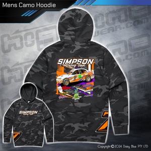 Camo Hoodie - Simpson Racing Team