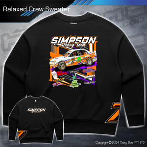 Relaxed Crew Sweater - Simpson Racing Team
