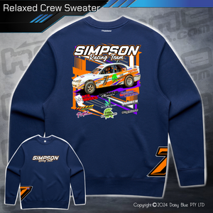 Relaxed Crew Sweater - Simpson Racing Team