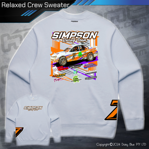 Relaxed Crew Sweater - Simpson Racing Team